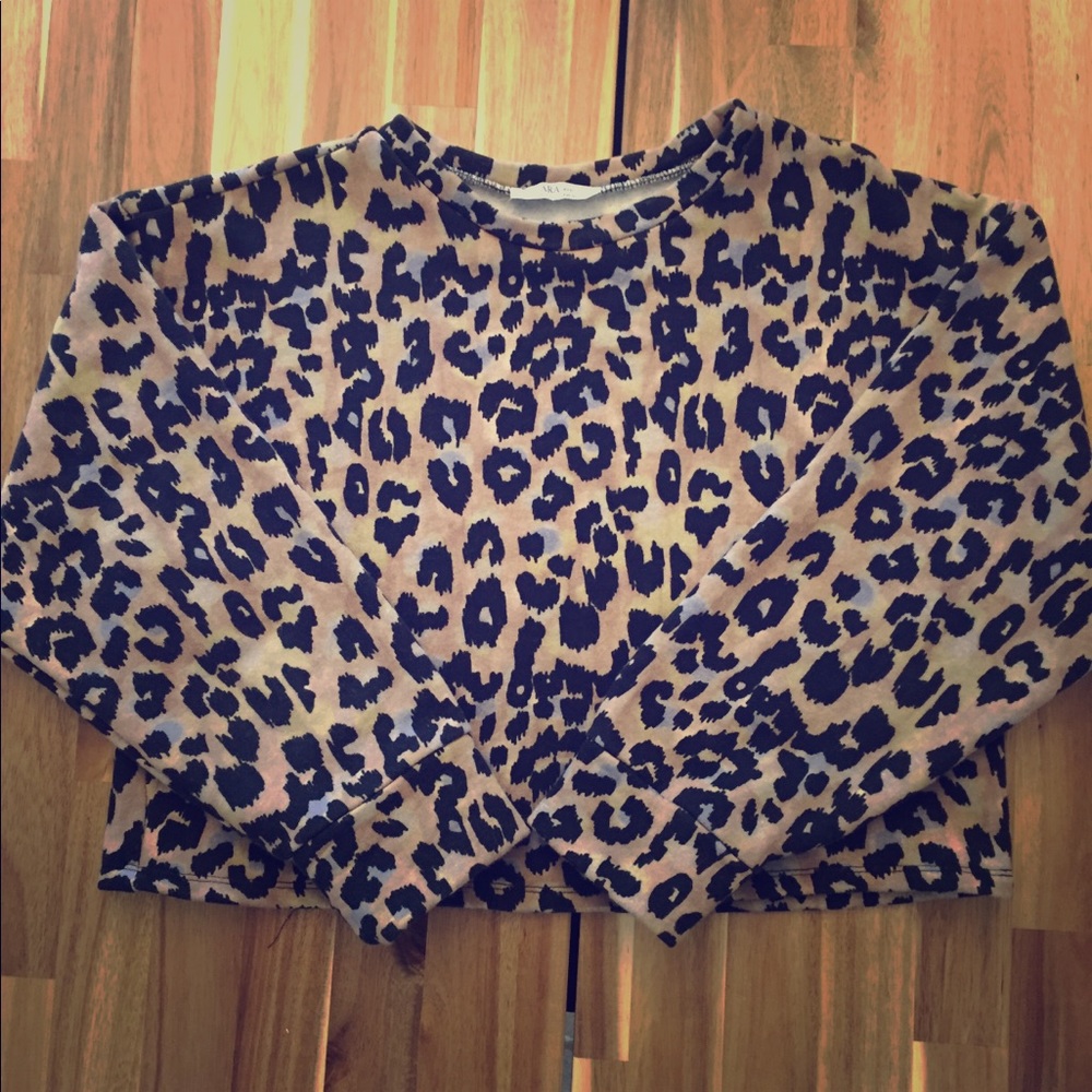 Zara cropped sweater.